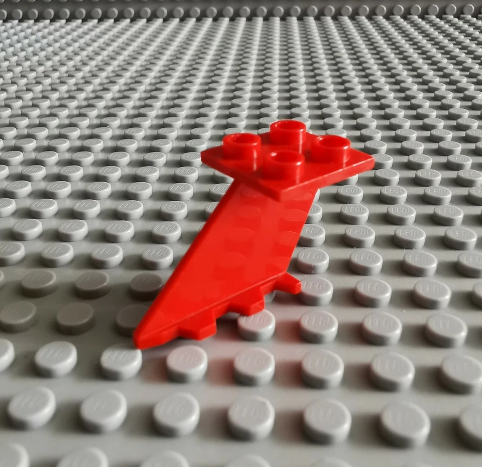 Lego Space City Heckflügel 4x2x2 Rot 1 Stück Flugzeug Raumschiff 3479 A104 - Bild 1 von 1