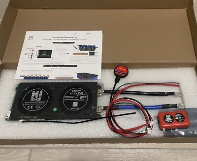 4S 12V 150A Smart BMS Bluetooth + 1A Active Balancer für Lifepo4 Akkus Batterien