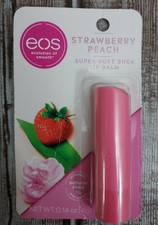 eos Super Soft Shea Lip Balm, Strawberry Peac...