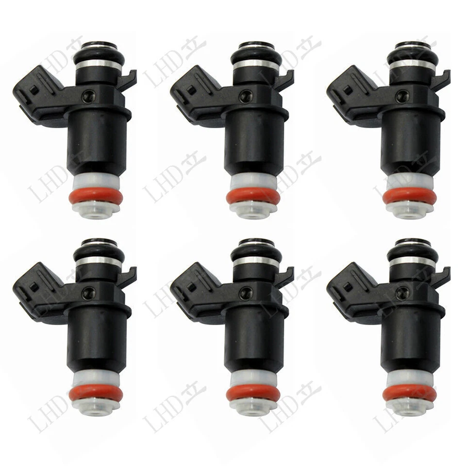 Inyectores de combustible 6 piezas 16450-MCA-013 para Honda Goldwing 1800 GL1800 2001-2017 Foto 2 de 4