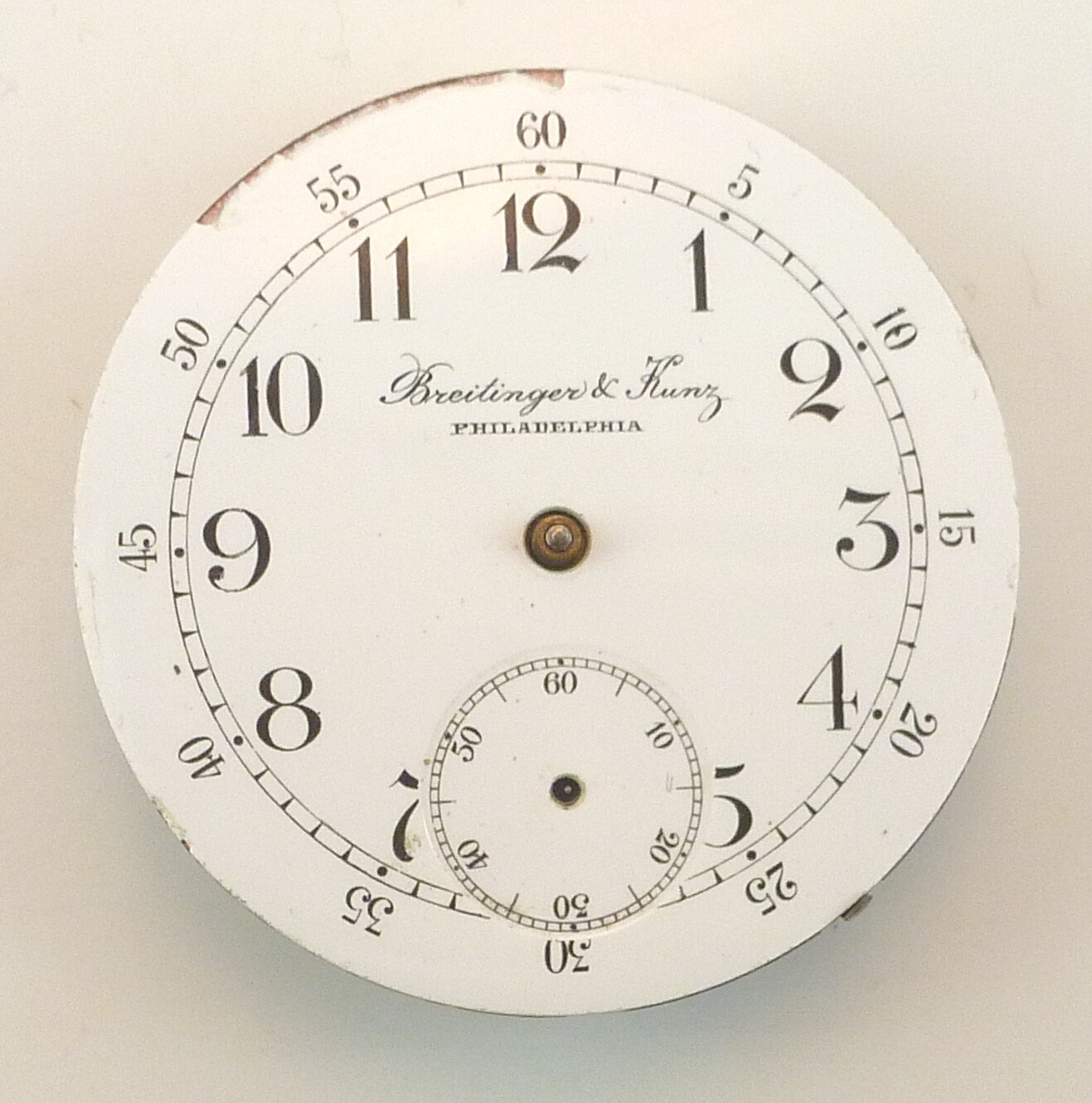 Breitinger & Kunz Pocket Watch Movement Fully Jeweled Spare Parts