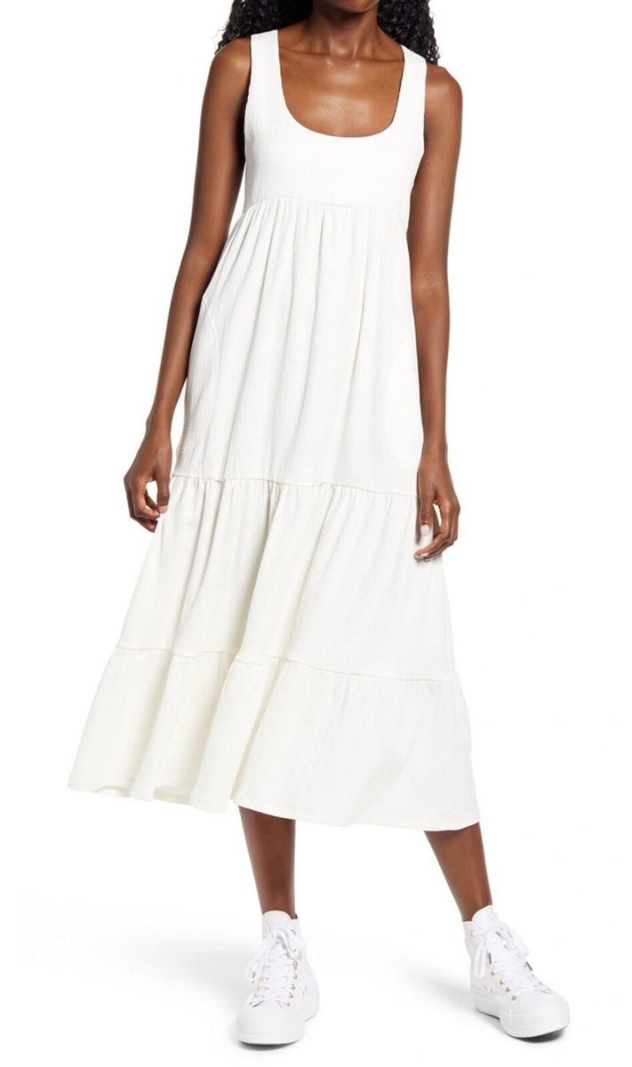 free people white beach dress Free People FP Beach White Robyn Convertible Mini