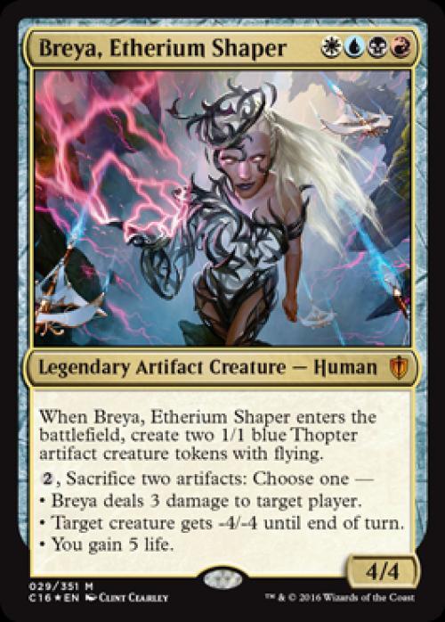 Breya, Etherium Shaper -Foil Light Play English MTG Commander 2016 Edition