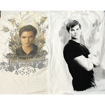 Edward & Jacob Twilight SAGA Eclipse Movie T Shirt Bundle | P1