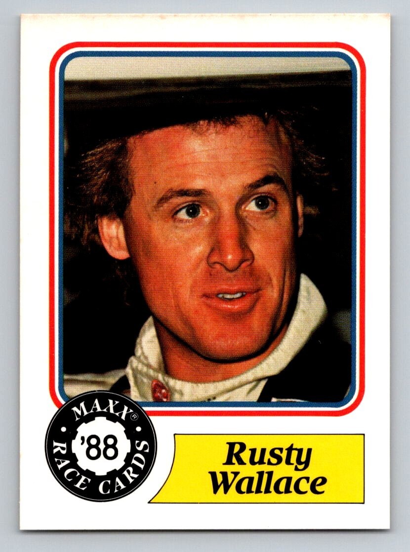 RUSTY WALLACE 1988 Maxx Charlotte Rookie RC #14