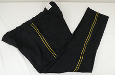 Elbeco E314RN TexTrop2 Polyester 4-Pocket Pants SIZE 52U NAVY WITH GOLD STRIPES