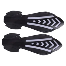 2pcs Motorcycle Handlebar Hand Guard Protector Cover with Dynamic Turn Signals