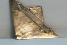 Signed Deborah Roberts Sterling Silver Handmade Layered Brooch Pin Black Onyx — photo 5