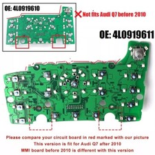 For Audi Q7 MMI 3G 4L0919611- Navigation Control Panel Multimedia Circuit Board！