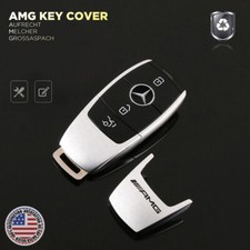Amg Edition New Remote Key Fob Cover Holder Protect Replace For Mercedes Sport