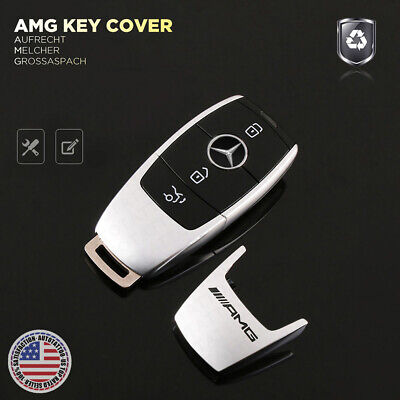 OEM AMG New Remote Key FOB Back Cover Holder Protect For Mercedes S E G Class