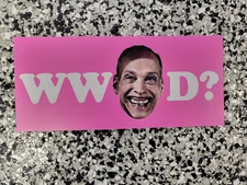 What Would John Waters Do wwjwd DIE CUT PRINTED BUMPER STICKER serial mom 33