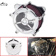US Air Cleaner Intake Filter System Kit For Harley Road King Softail Fatboy Dyna