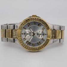 GUESS Waterpro U13586L1 Quartz Analog Women's Watch Sz. 5 3/4" New Battery