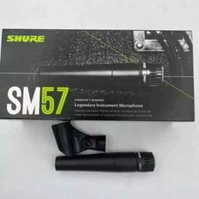 New Shure SM57 Cardioid Wired Dynamic Instrument Microphone