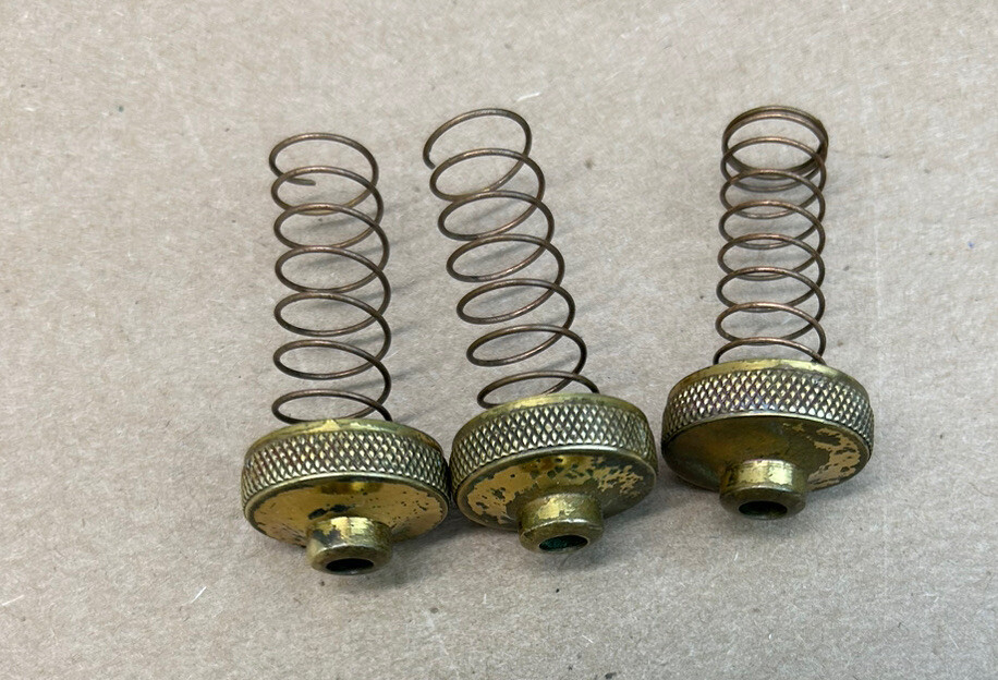 1930's The Buescher  LP 232 Trumpet Valve Bottom Caps