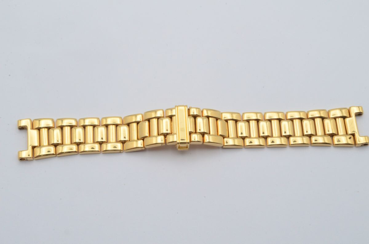 Cartier Pasha Chrono 20mm 18K Solid Gold Vintage Bracelet 90g
