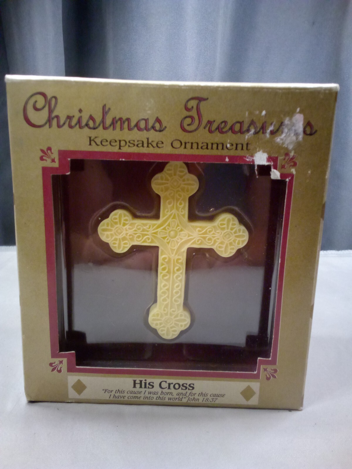 Christmas Treasures Keepsake Ornament His Cross