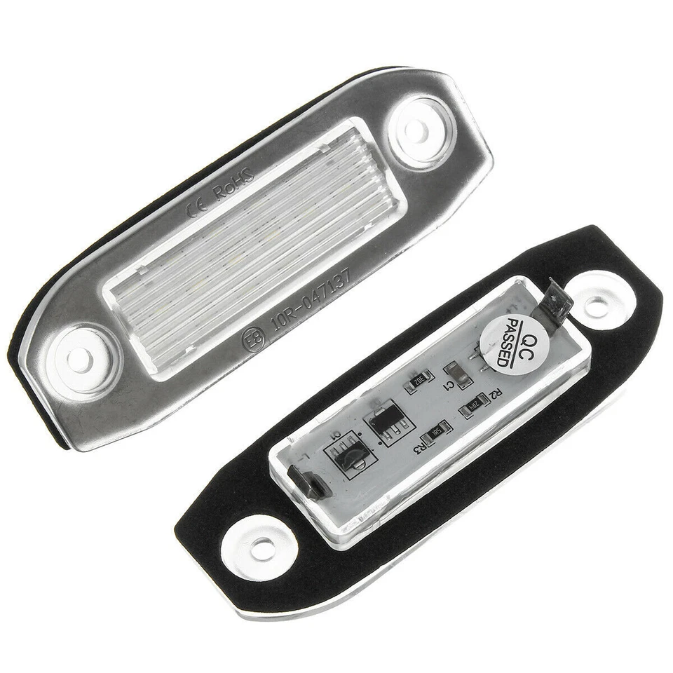 2X For Volvo S80 S60 V60 V50 S40 XC90 V70 C70 License Number Plate Light Lamp - Imagem 4 de 4