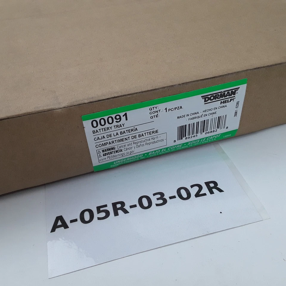 Bandeja de batería izquierda Dorman 00091 repuesto para GMC Cadillac Chevrolet 2007-2014 Foto 4 de 4
