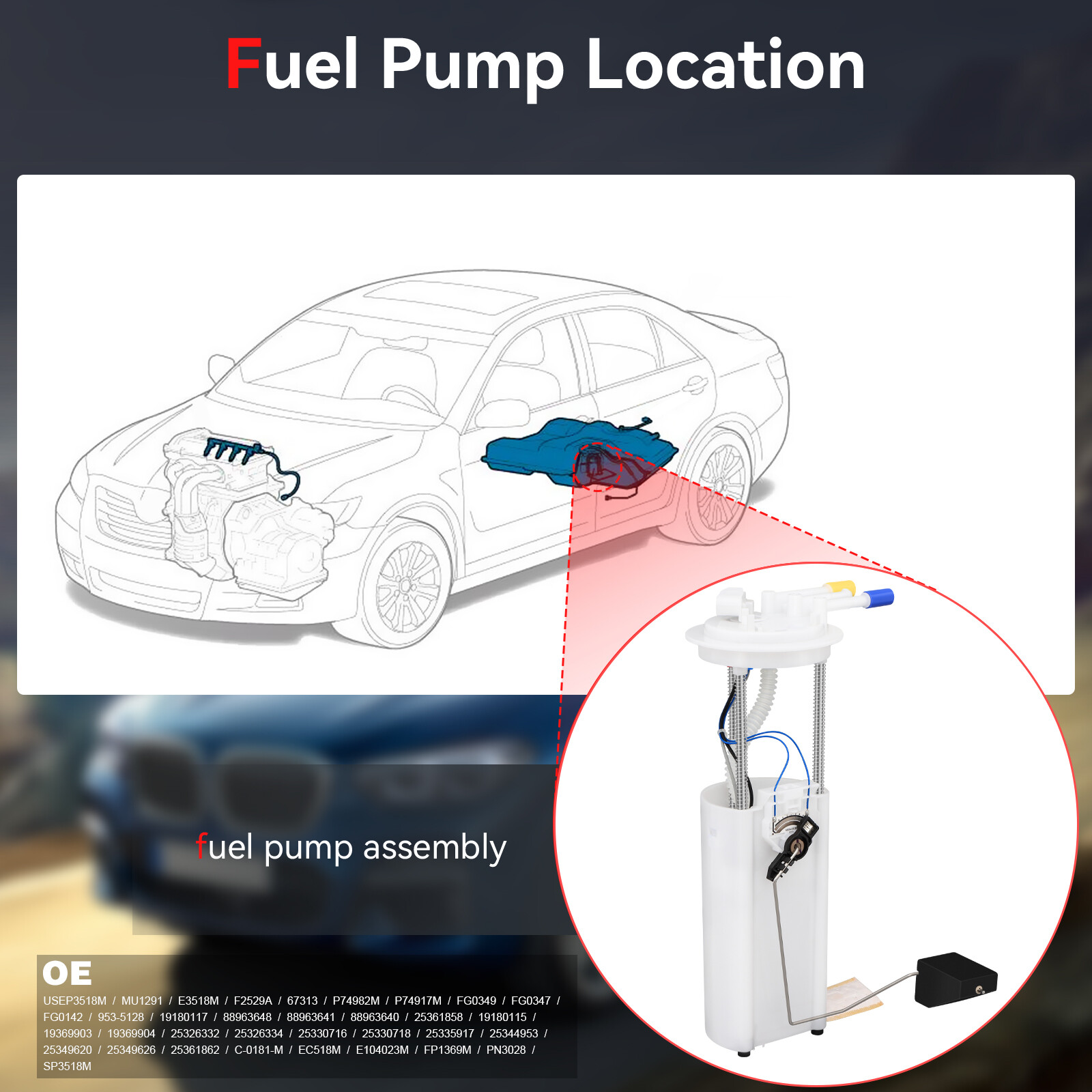 2000 Cadillac DeVille - Fuel Sending Unit - O'Reilly Auto Parts - Foto 12