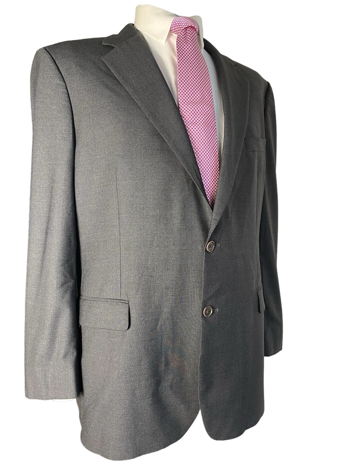 BROOKS BROTHERS 346, SOLID DARK GRAY/CHARCOAL WOO… - image 4