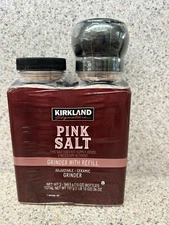 Kirkland Pink Salt -Grinder With Refill, 26 oz. Adjustable , FREE SHIPPING !!