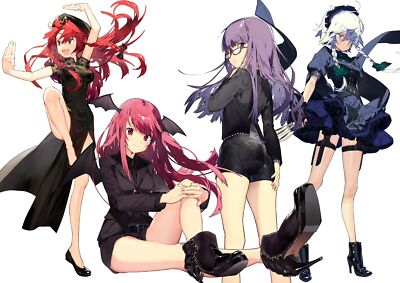 Anime izayoi sakuya hong meiling koakuma patchouli Playmat Game Mat Desk