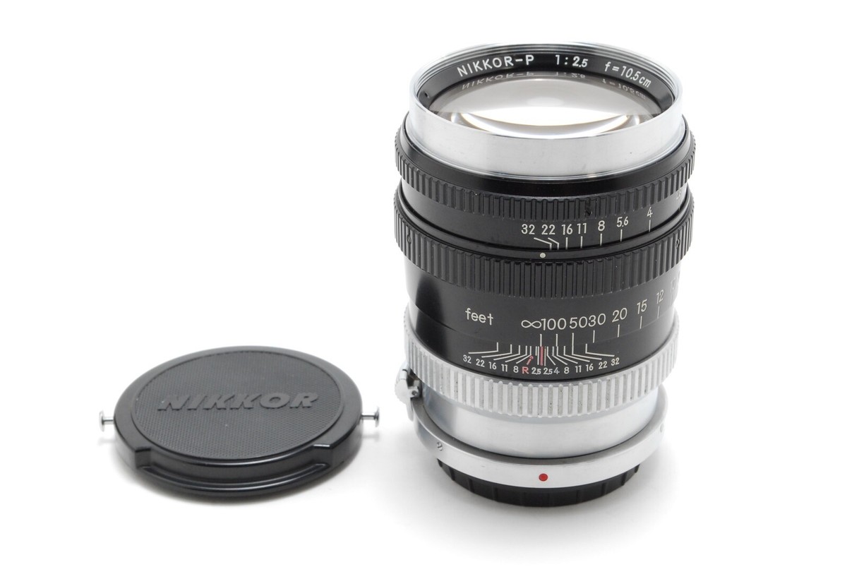 N MINT]Nikkor-P Nippon Kogaku 10.5cm 105mm f2.5 Tele-Portrait Lens