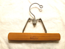 Wood Harmony House Pant Skirt Hanger Steel Clamp 8.5" Made in USA Vintage