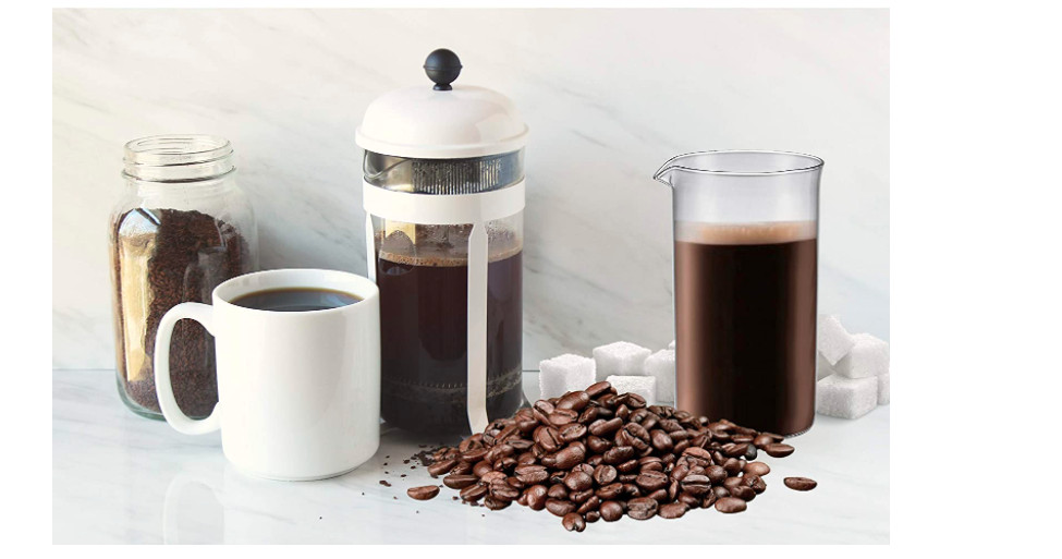 Spare Glass Carafe Borosilicate French Press Coffee Beaker Replace 8 Cups 34 Oz