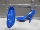 VTG 1980s Barbie DOLL SKINNY HEEL Superstar Pumps SHOES~Royal Blue Phillipines