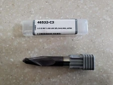 Harvey Tool #46532-C3 Carbide Drill/Mill AlTiN - 1/2 DIA  2FL 90 DEG **NEW**