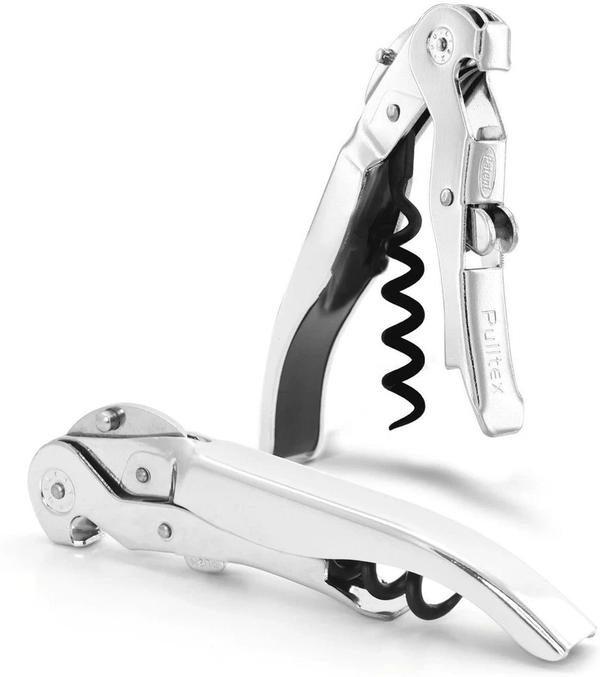 Cavatappi Clickcut Chrome Cromato a doppia leva retrattile Pulltex®