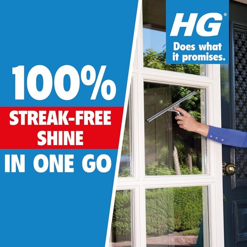 Glass and Mirror Cleaner, Streak-Free Glass Cleaner, HG Removes Grease 500ml. - Picture 2 of 5