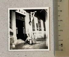 1947 China Guangdong Foshan bus station photo 中国照片 廣東佛山獅山車站
