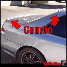 Combo Fits Honda Prelude 1997-01 Rear Roof Wing Trunk Spoilers 284r244l