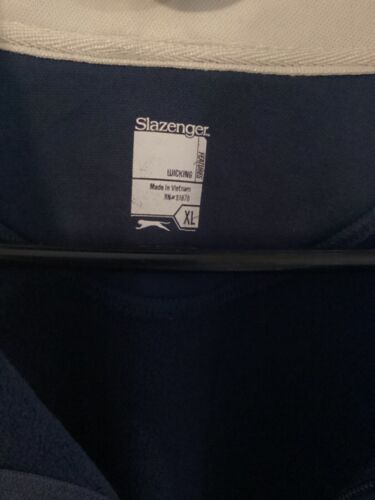 SLAZENGER NAVY/WHITE MENS FLEECE LINED JACKET. XL.(5.11.1) - Picture 3 of 5