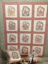 PATTERN Primitive Basket  Berries Season to Season Block Quilt NEW Cotton Way