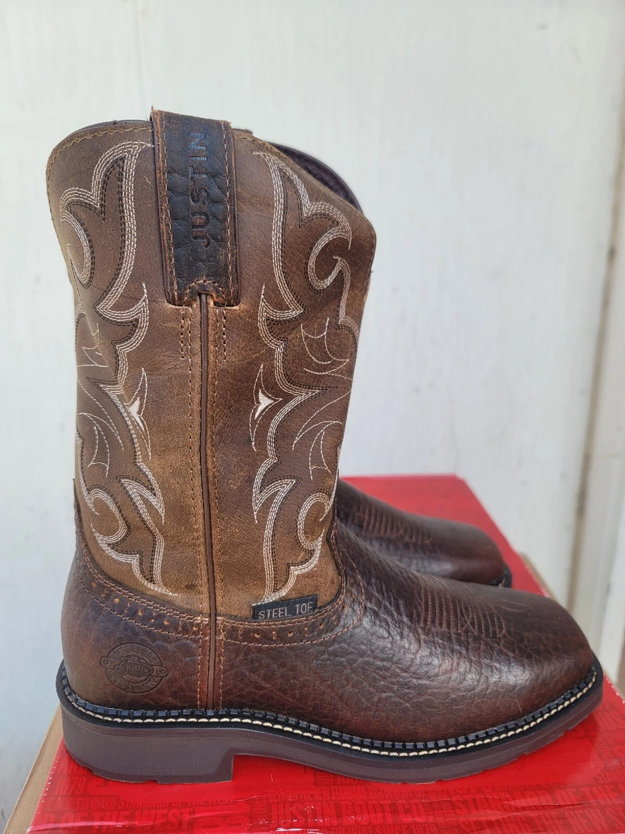 Justin amarillo shop boot
