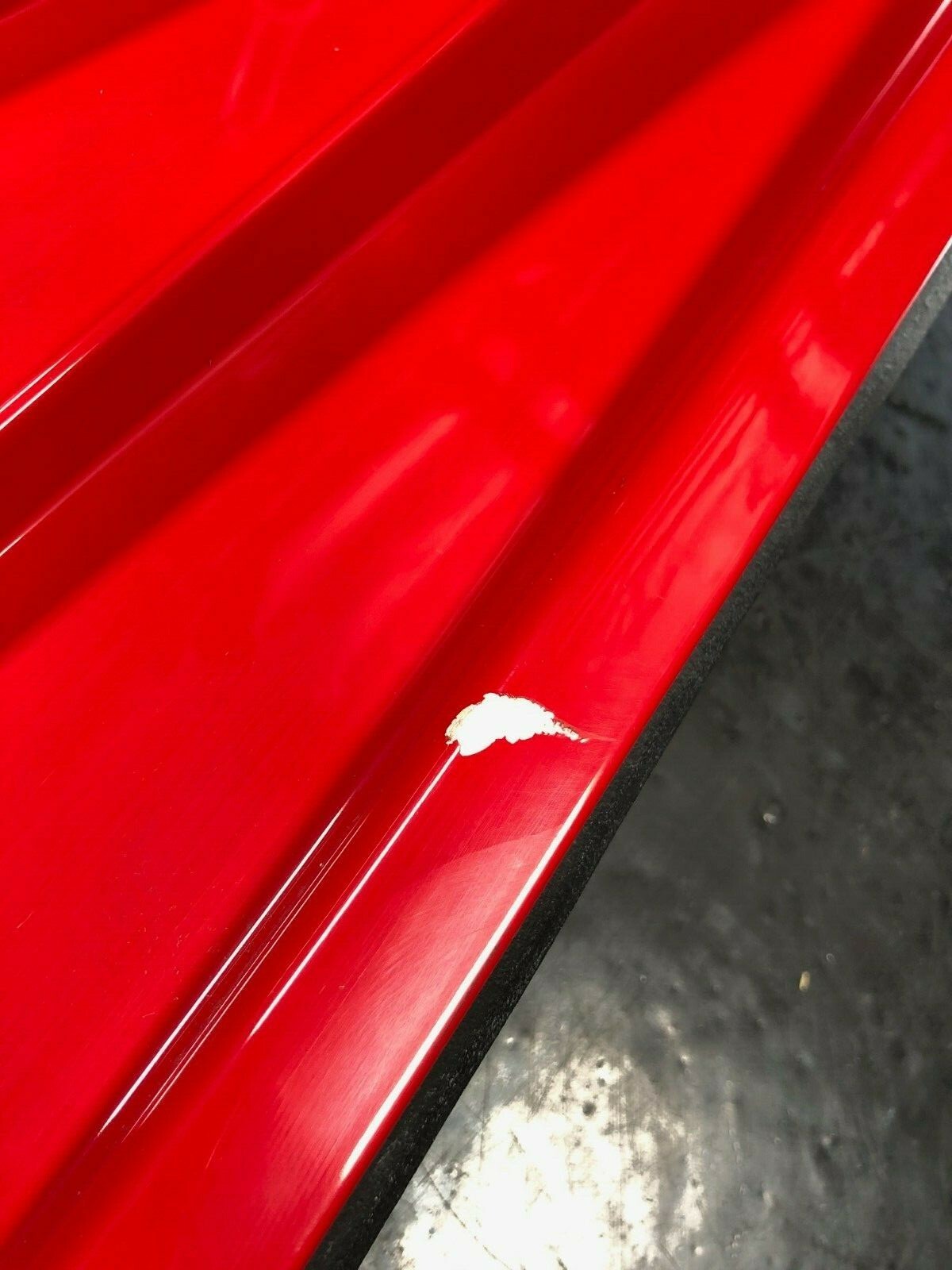 Ferrari 348, LH, Left Front Door Scoop Molding, Air Intake panel, P/N 62118310