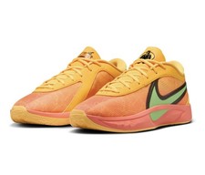 Nike Giannis Freak 6 Light Wild Mango Black Laser Orange FJ7792-601 Mens 9 New
