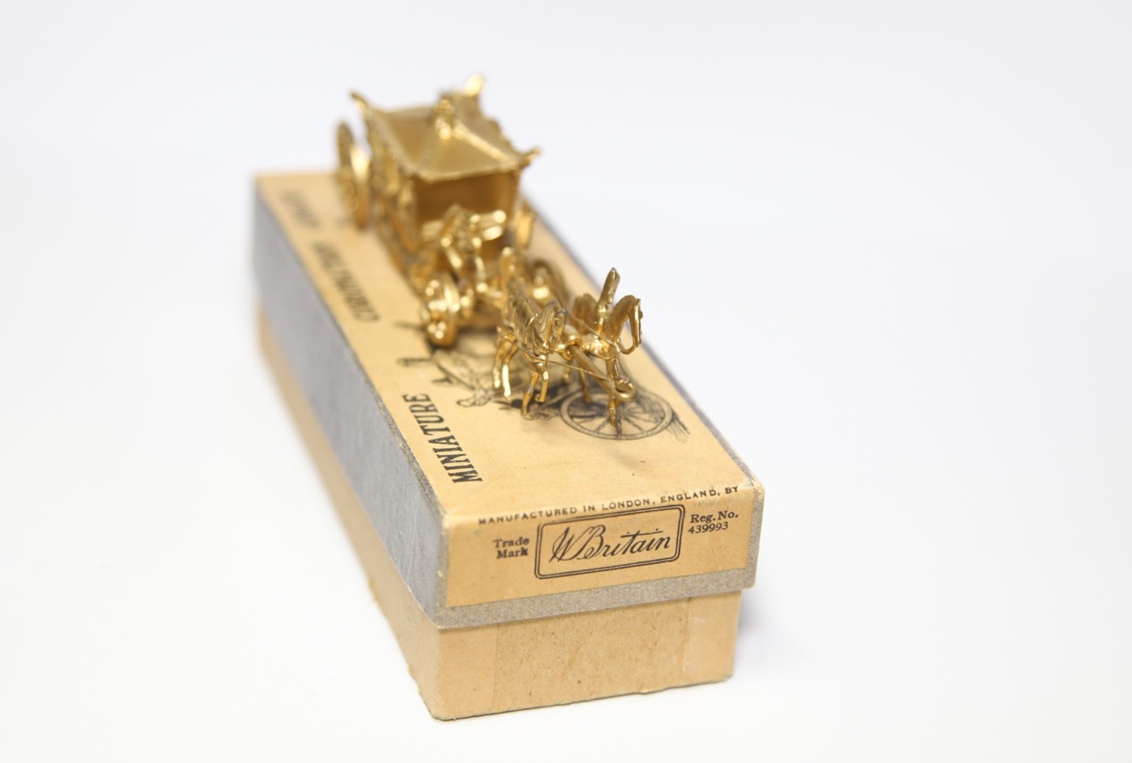 Britains No 1478 Miniature Coronation Coach In Original Box - Vintage thumbnail 5