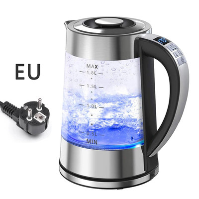 Smart Thermostatic Glass Electric Kettle 1.8L Capacity Automatic Thermostat Suit