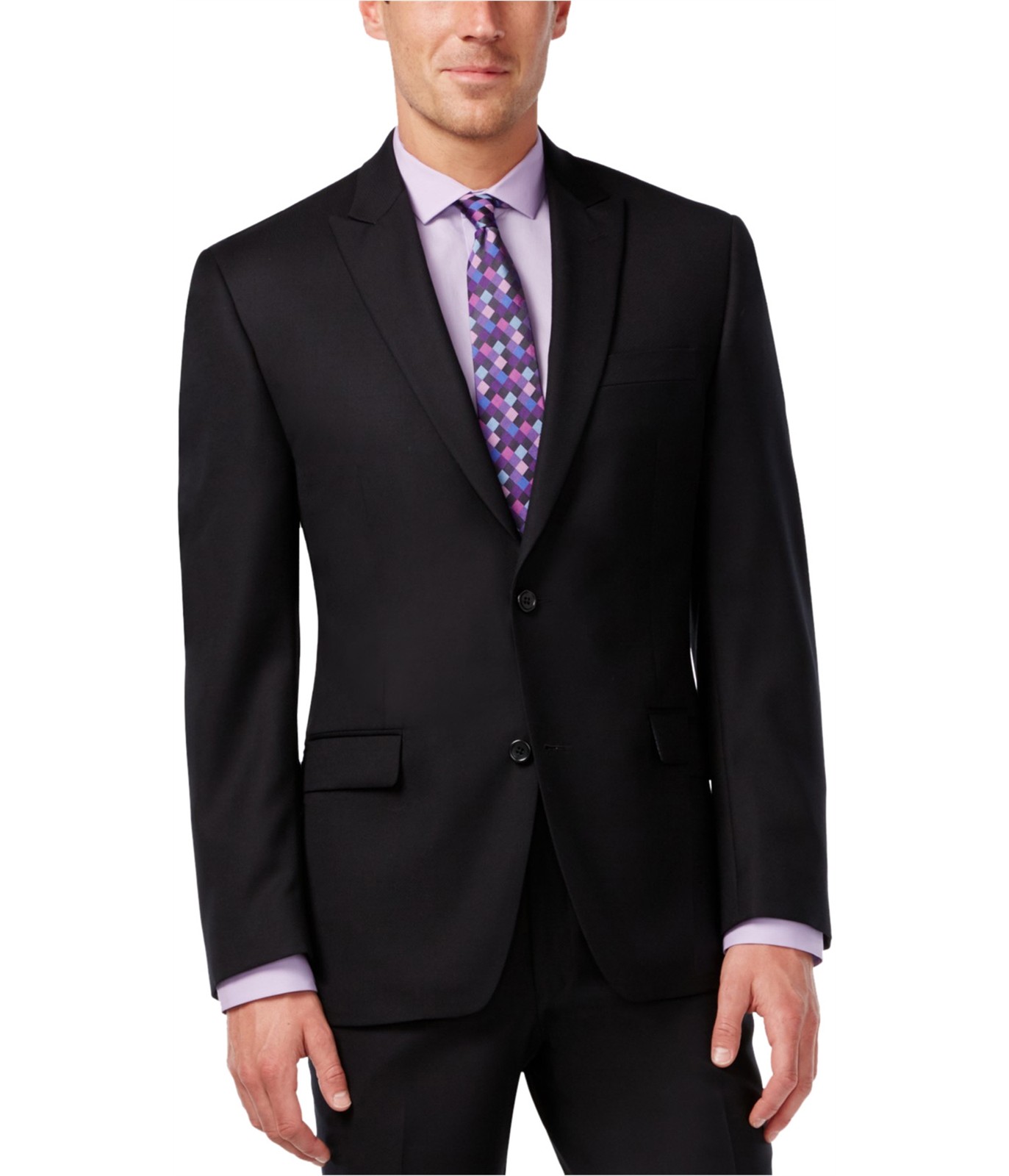 Текстурные куртки и блейзеры Shaquille Oneal Big - Tall черного цвета длиной 44