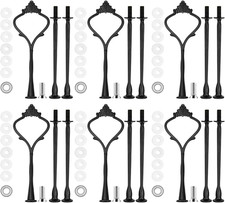 6 Sets 3 Tier Cake Plate Stand Stand Handle, Cake Stand Hardware Handle Fittings