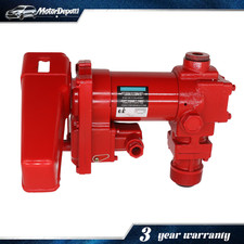 For Gasoline Diesel Rotary Vane Fuel Transfer Pump 12V 15GPM Heavy Duty