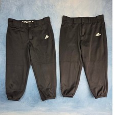 Adidas AEROREADY Womens Softball Pants M Black Cuffed Fastpitch Baseball