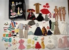 Vintage Barbie 1962 Black Night Club Singer Case W/Clothes & Accessories 3 Dolls