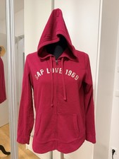 GAP Hoodie Size Medium M , Maroon Color, Lightly Faded, Good Condition